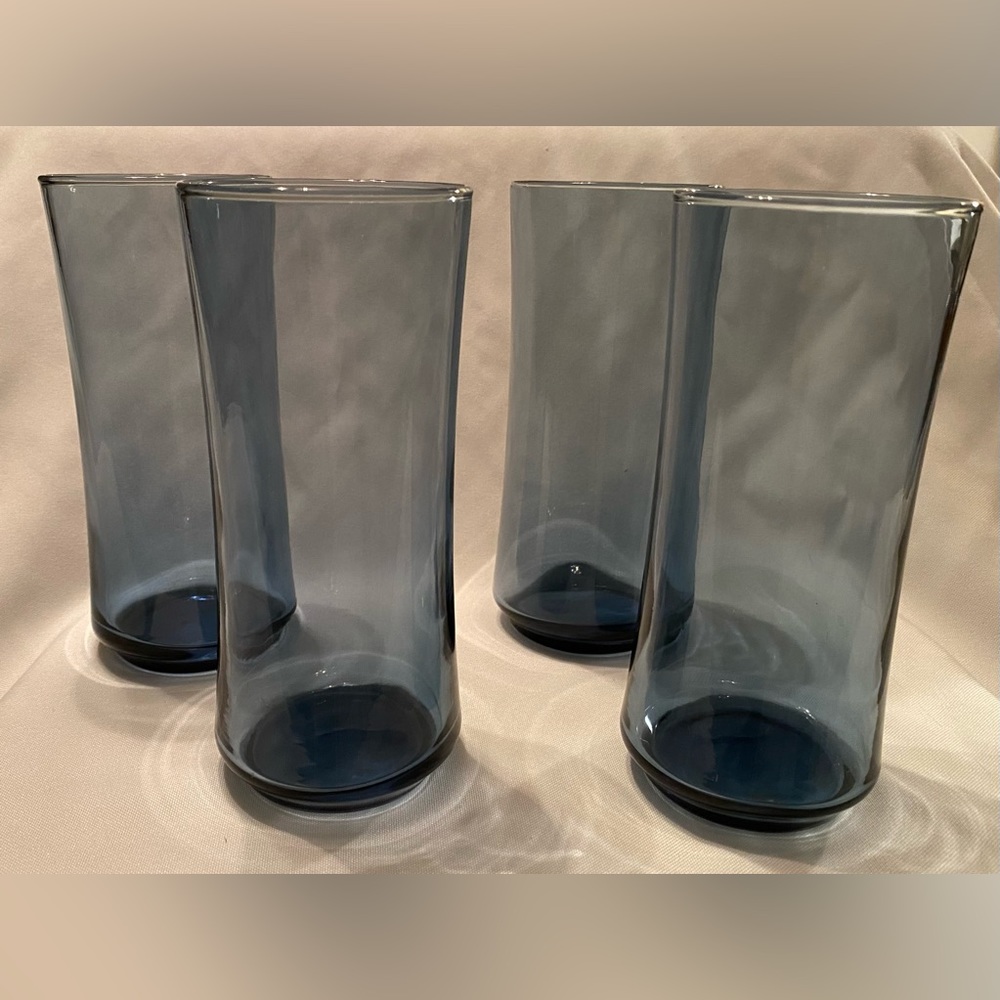 Bolero Blue by LIBBEY Glass Company Cooler Set of 4 - Picture 2 of 7